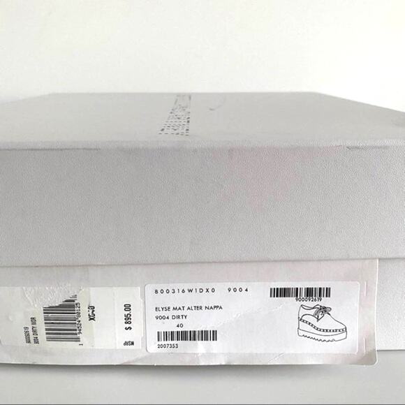 New Stella McCartney Elyse Ivory Vegan 80mmPlatform Shoes Size 40 / US 10 - Picture 4 of 15